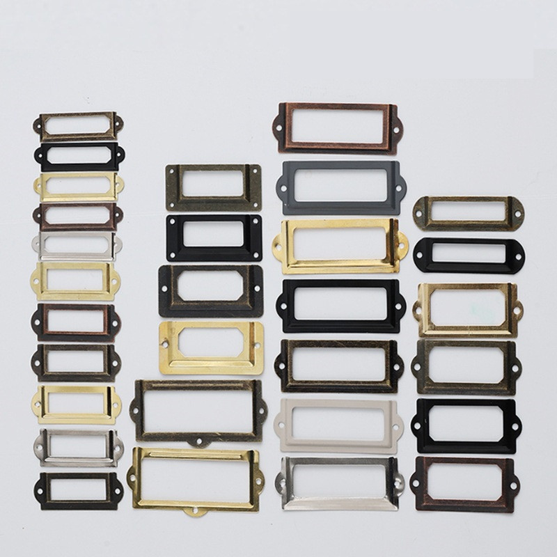 Furniture Hardware Names - Porte-étiquette en fer et métal, 300