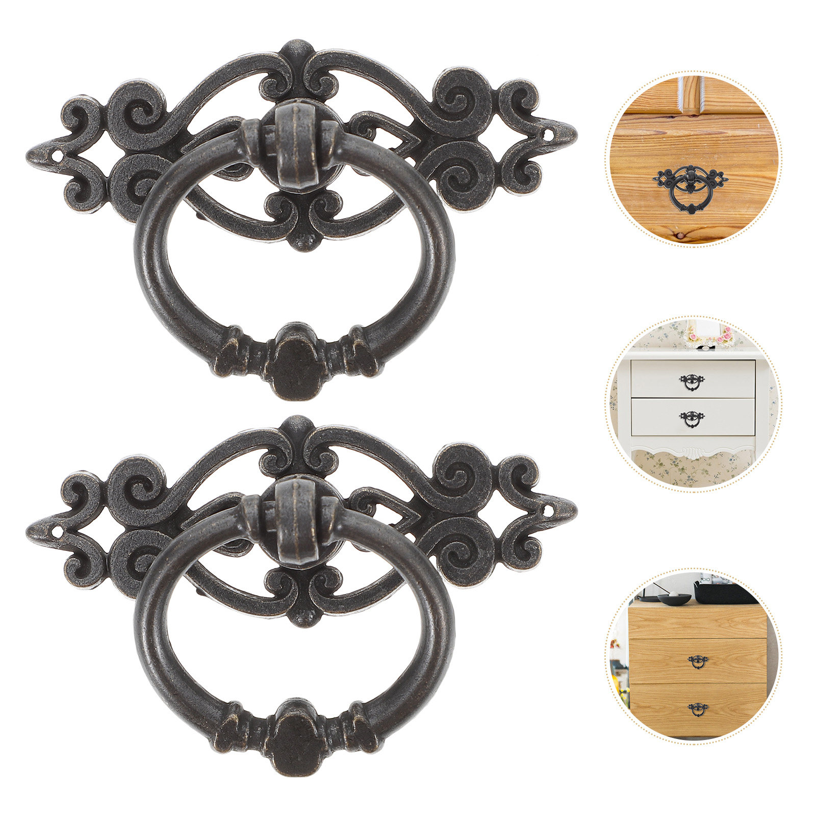 6 pièces de poignées de porte  - Furniture Hardware Drop Pulls avis et prix