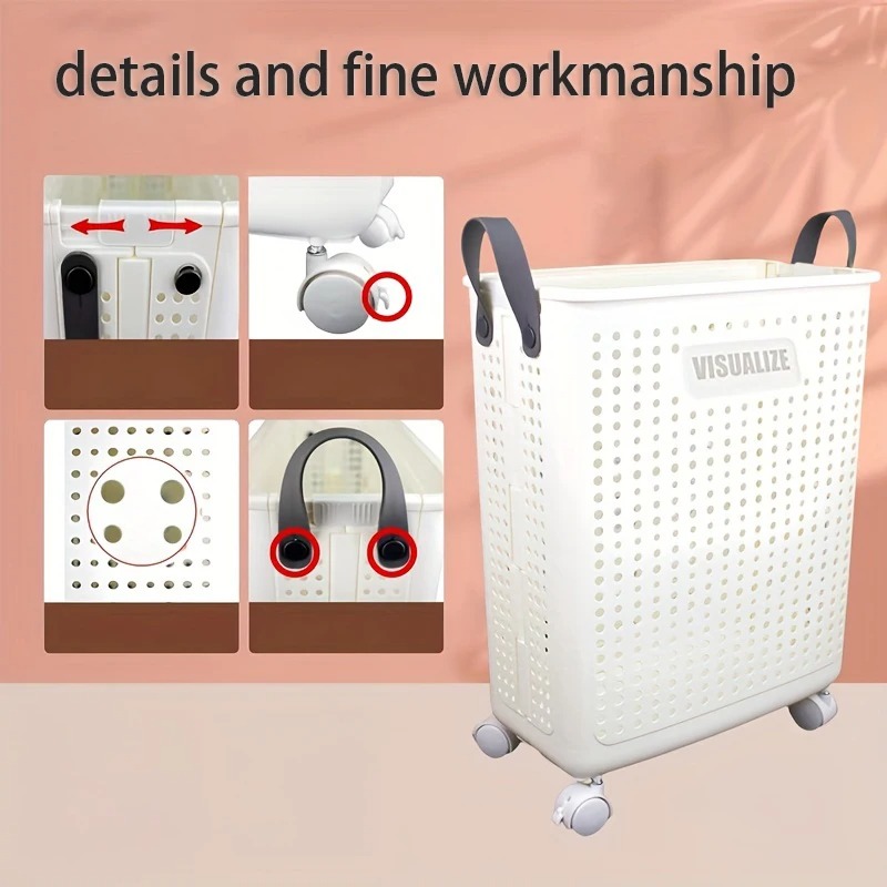 Panier à linge pliant à roulet - Furniture Hardware Manufacturer avis et prix